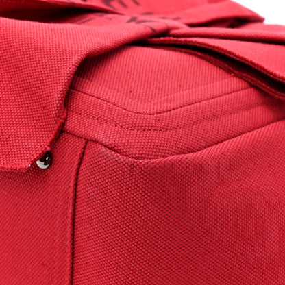 Valentino Garavani Canvas Atelier 02 Bow Edition Small Tote Bag Red 11 of 11