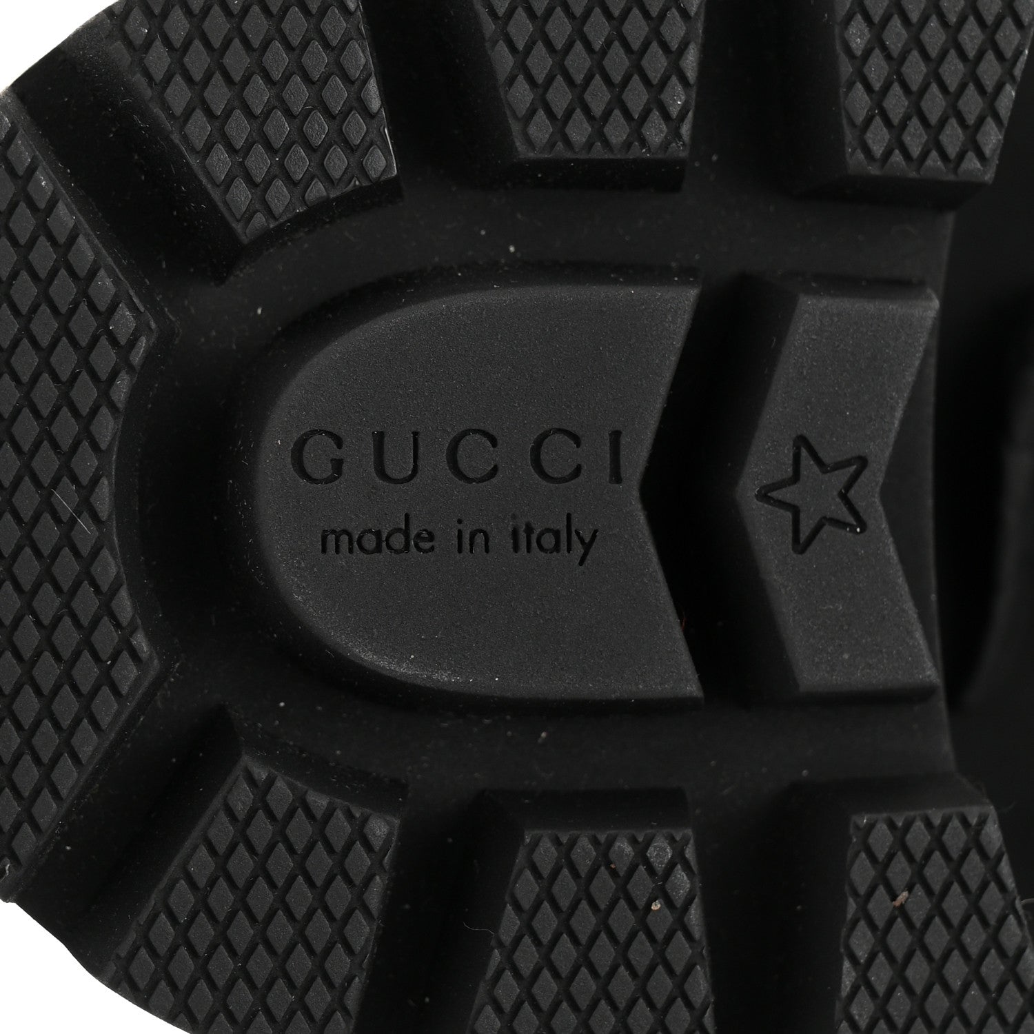 Gucci Calfskin Sylvie Web Womens Lace Up Combat Boots 36.5 Black 8 of 9