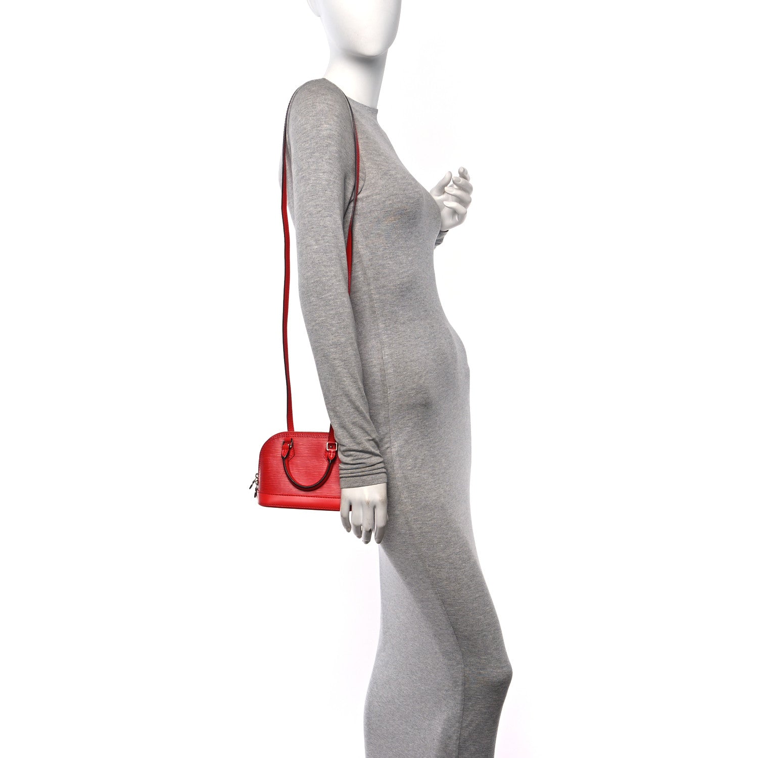 Louis Vuitton Epi Nano Alma Coquelicot 2 of 16