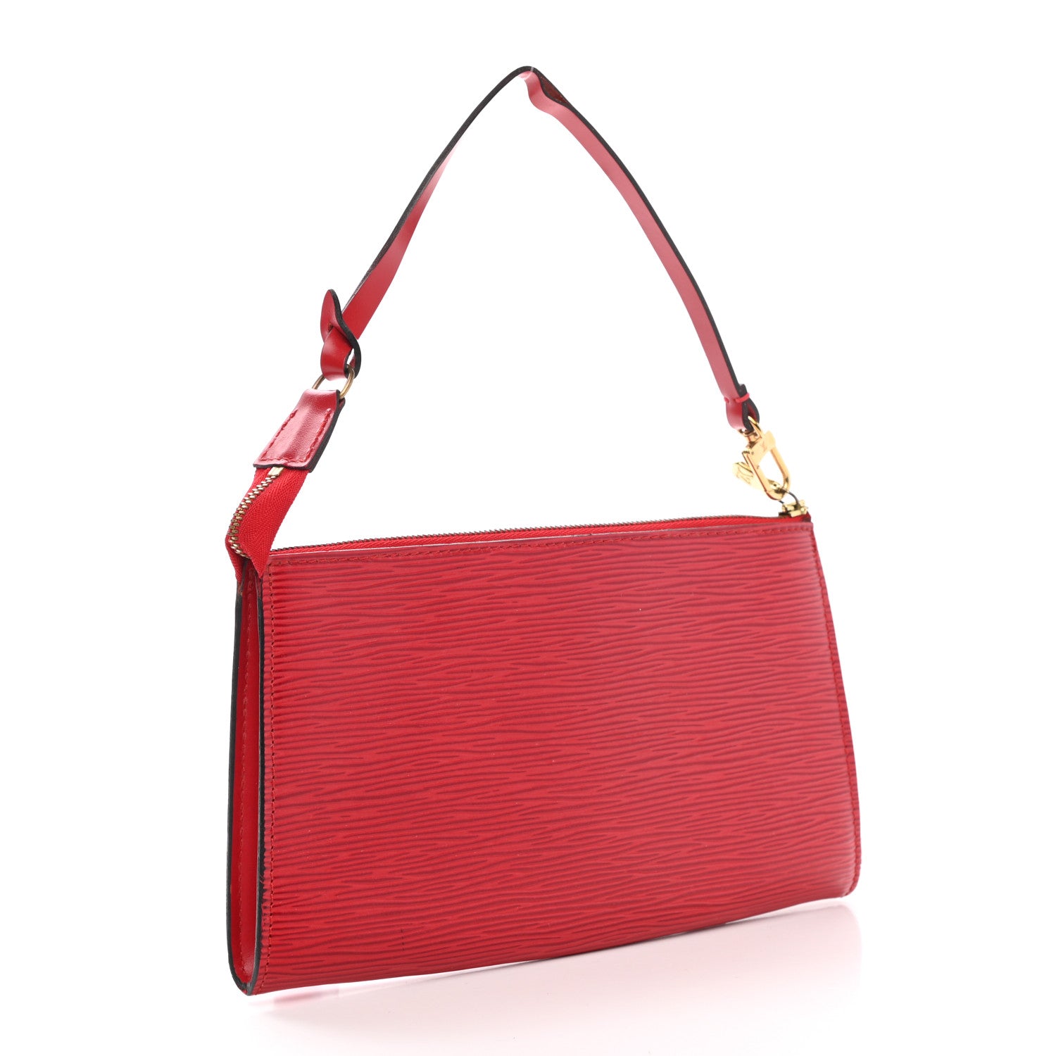 Louis Vuitton Epi Pochette Accessories 24 Castillan Red 3 of 11