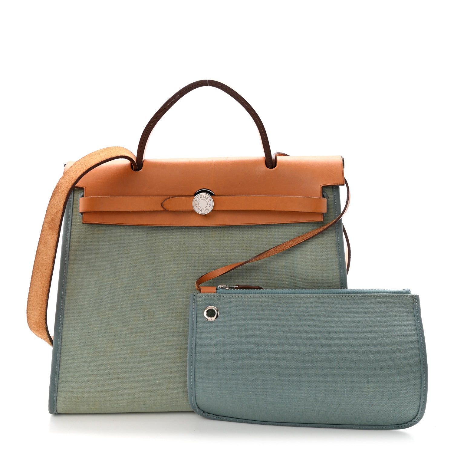 Hermes Vache Hunter Toile Herbag Zip 31 PM 2 of 10