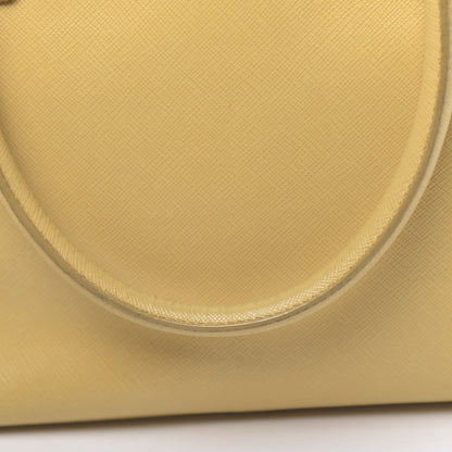 Prada Saffiano Lux Medium Tote Ginestra 17 of 27