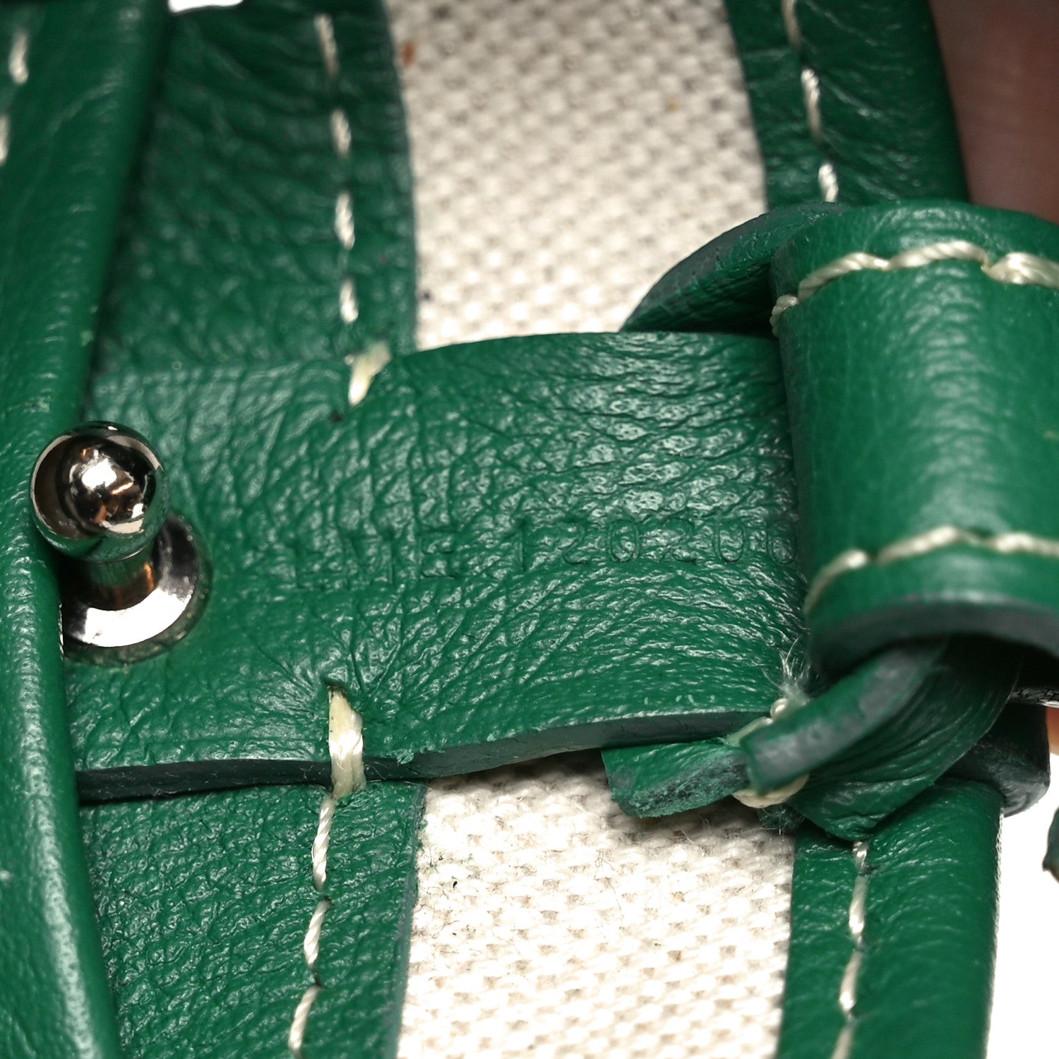 Goyard Goyardine Petit Flot Bucket Bag PM Green 7 of 10