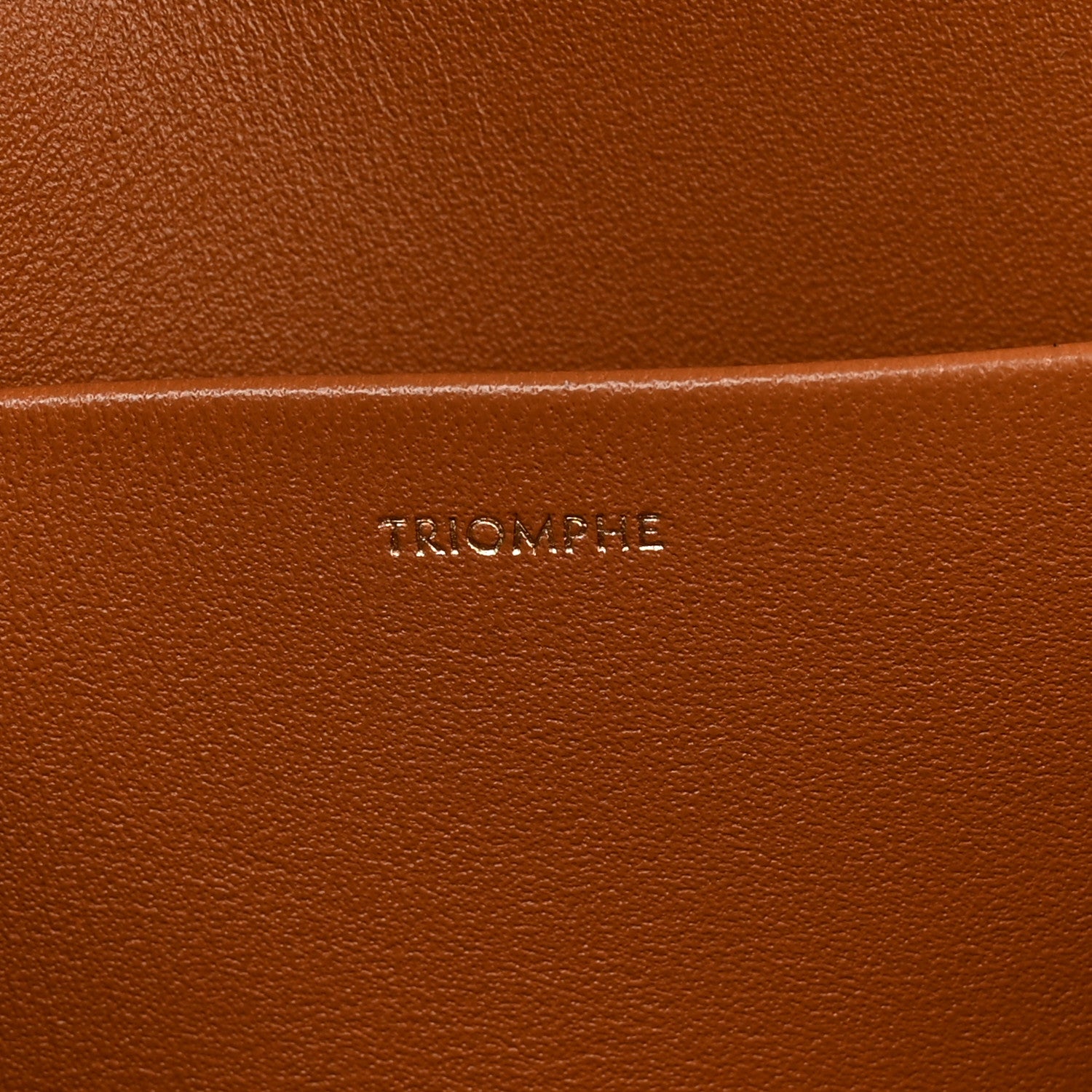 Celine Natural Calfskin Medium Triomphe Tan 7 of 11