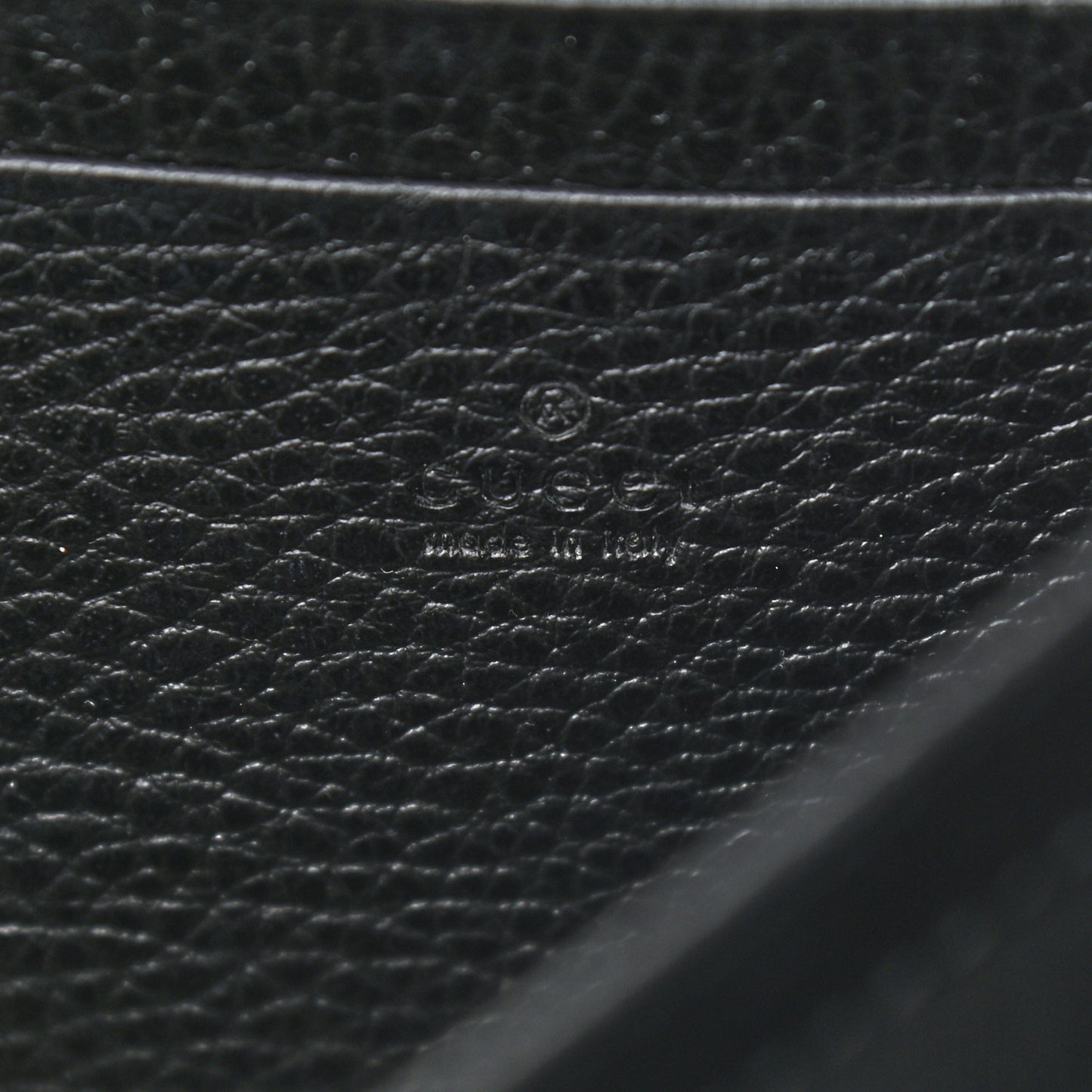 Calfskin Mini Dionysus Chain Wallet Black