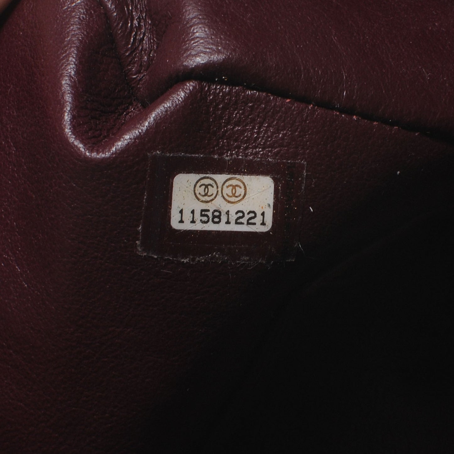 Caviar Medallion Tote Bordeaux
