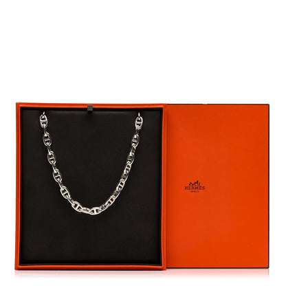 Hermes Sterling Silver MM Chaine D'Ancre Necklace 5 of 5