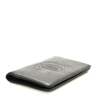 Chanel Lambskin Timeless CC Yen Wallet Black 4 of 11
