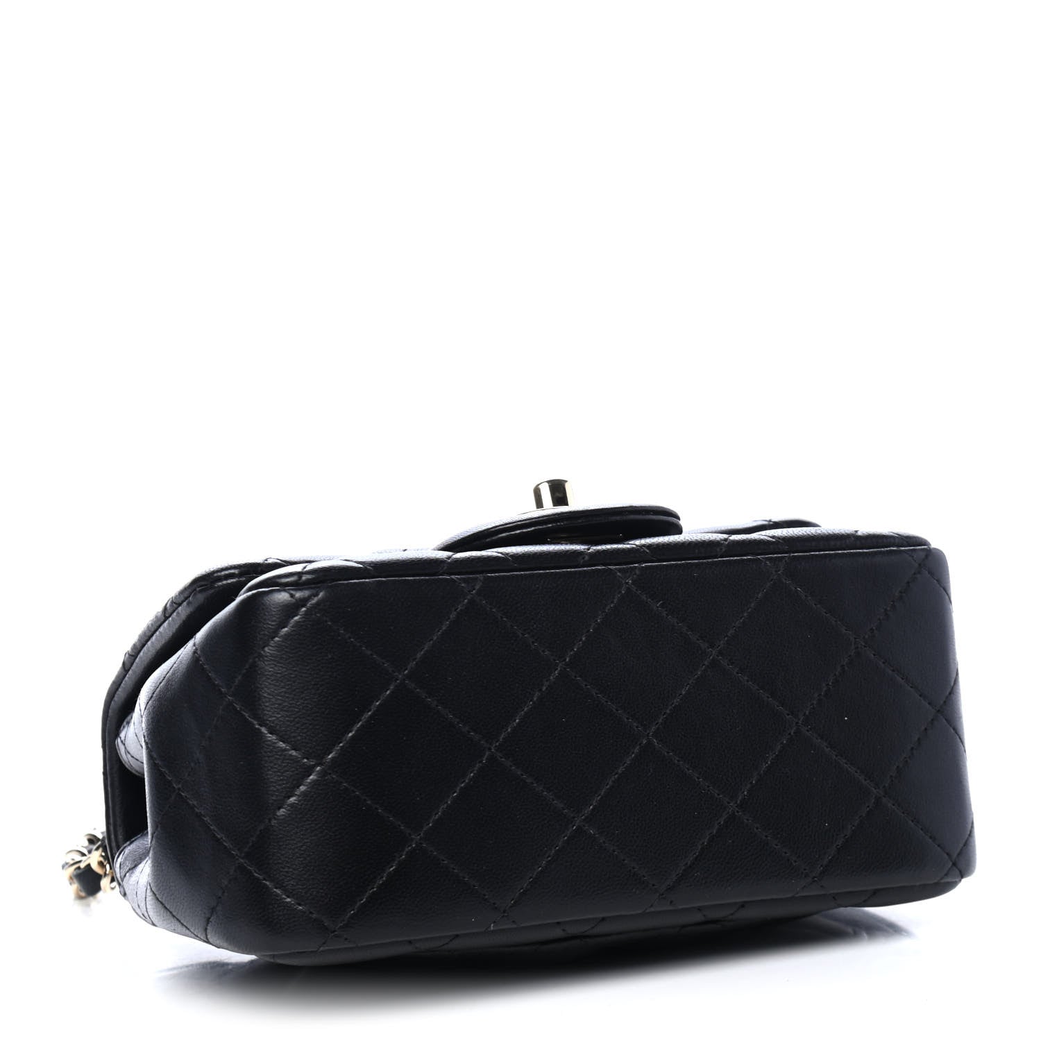Chanel Lambskin Quilted Mini Square Flap Black 3 of 4