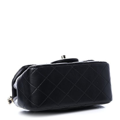 Chanel Lambskin Quilted Mini Square Flap Black 3 of 4