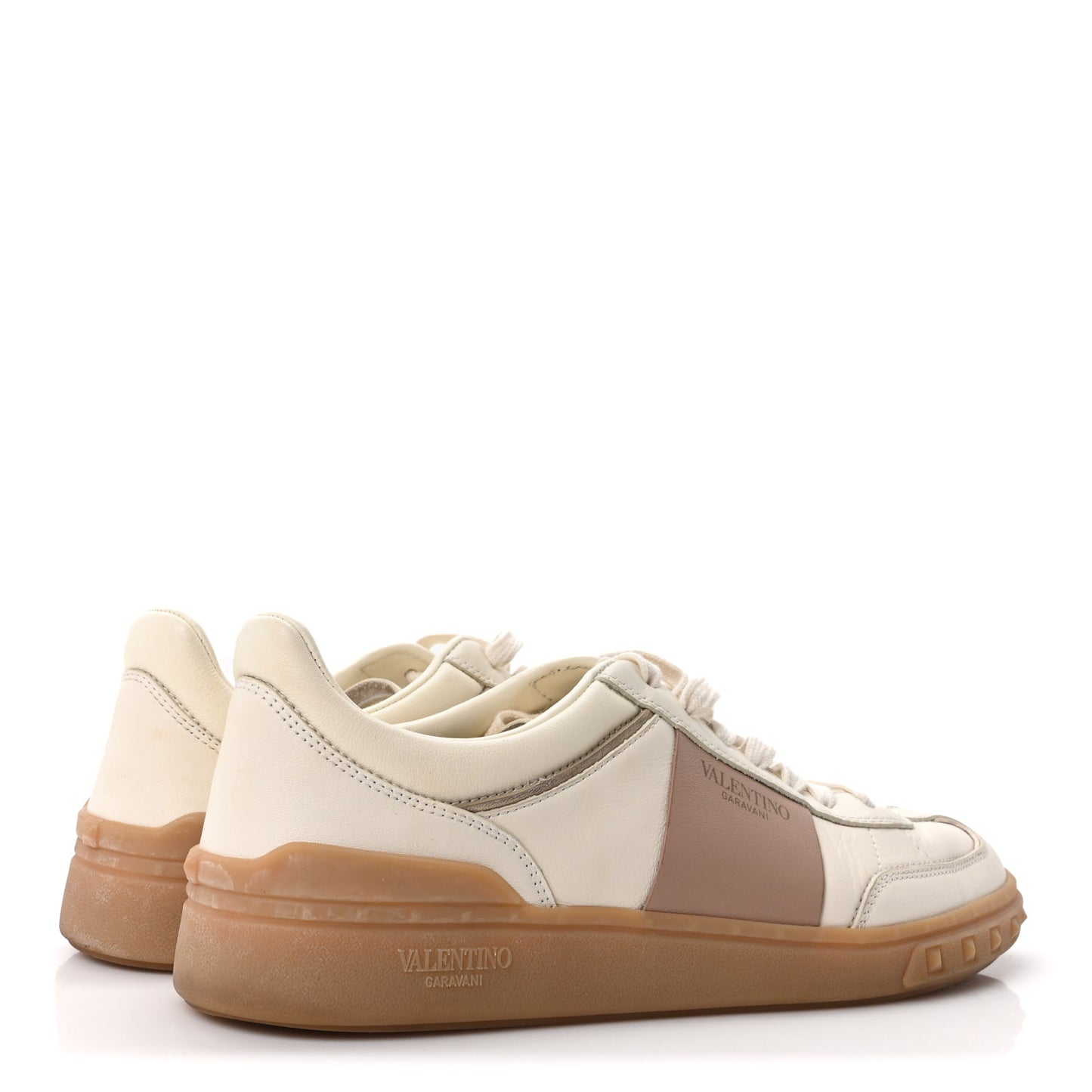 Calfskin Nappa Upvillage Sneakers 40 Ivory Rose Cannelle Skin Ambra