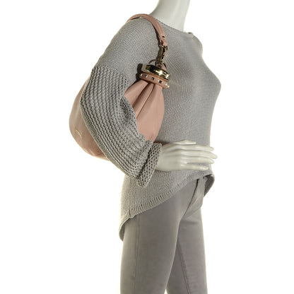 Jimmy Choo Deerskin Solar S Shoulder Bag Lychee 2 of 7