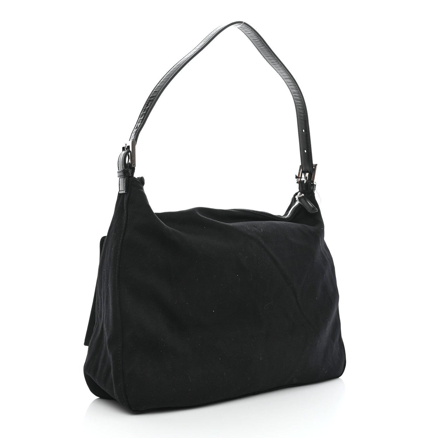 Fendi Nylon Mama Baguette Black 3 of 8