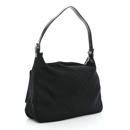 Fendi Nylon Mama Baguette Black 3 of 8