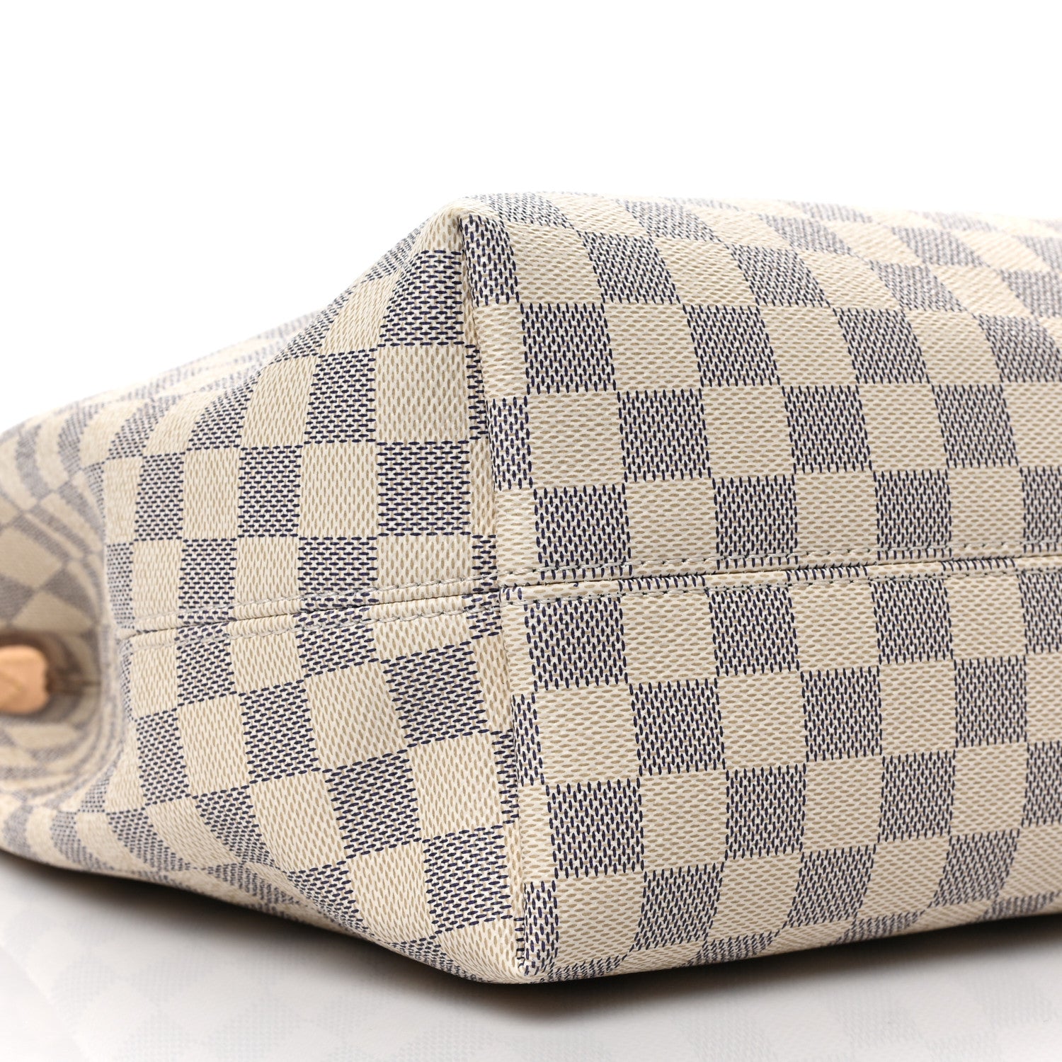 Louis Vuitton Damier Azur Graceful MM Rose Ballerine 7 of 8