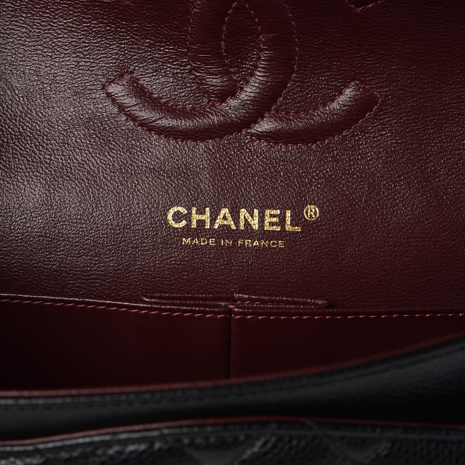 Chanel Caviar Quilted Medium Double Flap Black 7 of 9