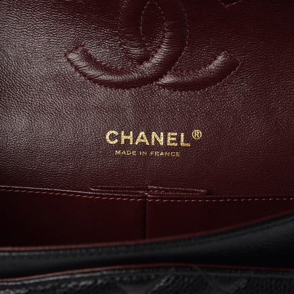 Chanel Caviar Quilted Medium Double Flap Black 7 of 9