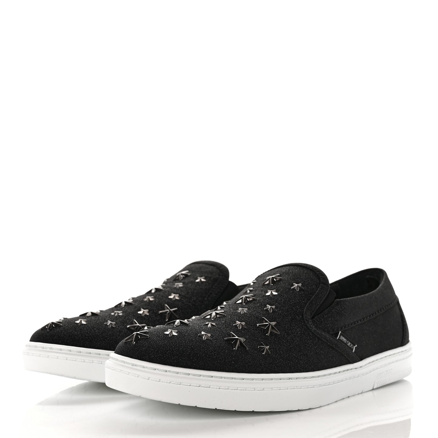 Fine Glitter Suede Mens Grove Sneakers 42 Black