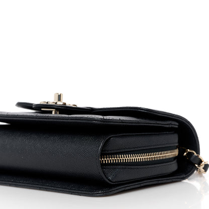 Chanel Caviar Quilted Like A Wallet Flap Black 11 of 12