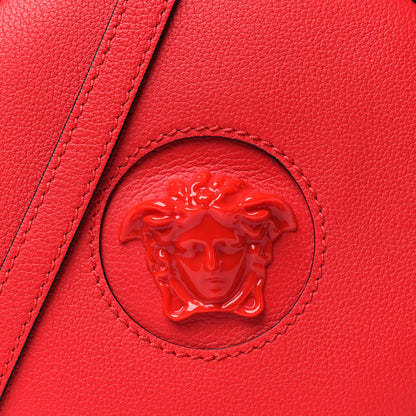 Versace Calfskin La Medusa Round Camera Bag Red 7 of 9