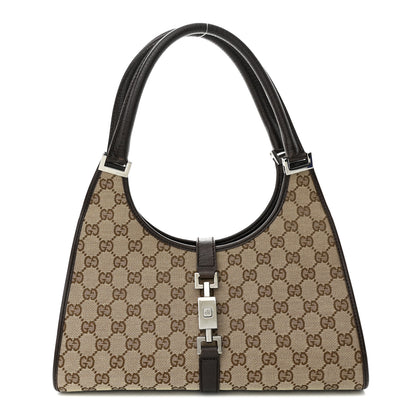 Gucci Monogram Small Bardot Bag Brown 1 of 15