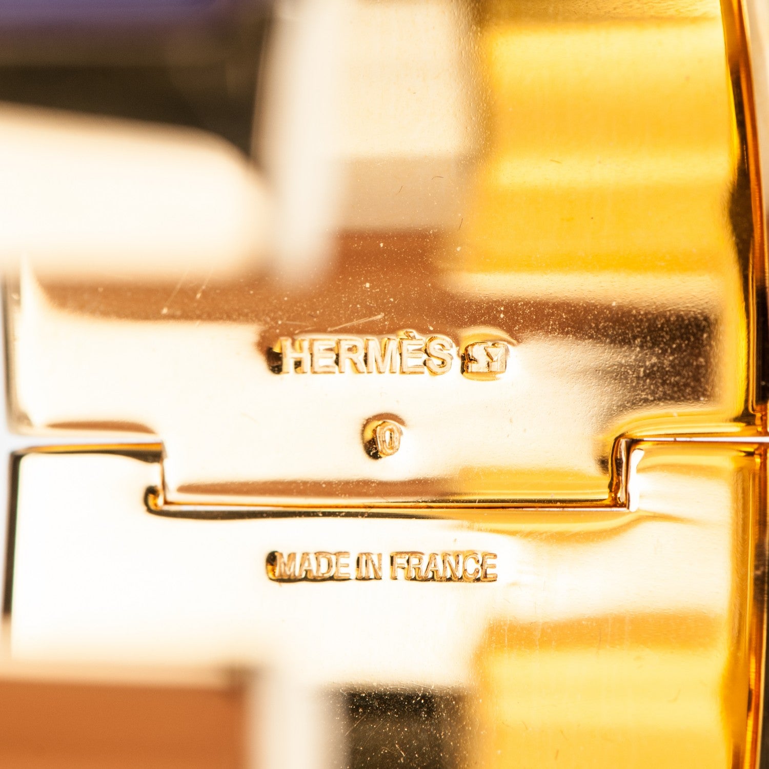 Hermes Enamel Extra Wide Clic Clac H Bracelet GM Pourpre 4 of 4
