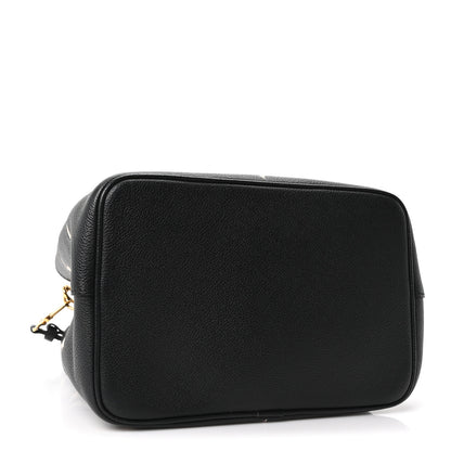 Louis Vuitton Empreinte Monogram Giant Neonoe MM Black Beige 3 of 8