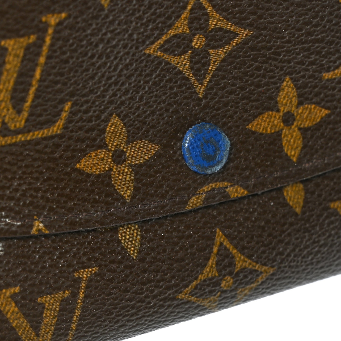 Monogram Emilie Wallet Blue