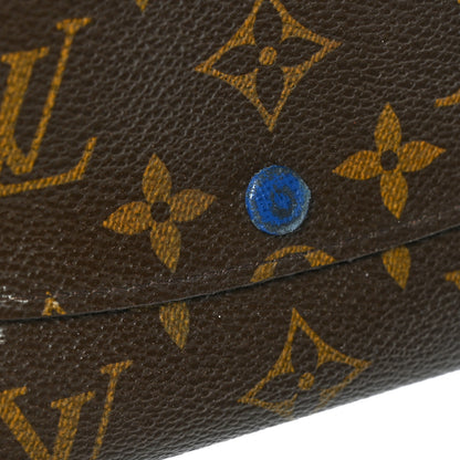 Louis Vuitton Monogram Emilie Wallet Blue 9 of 11