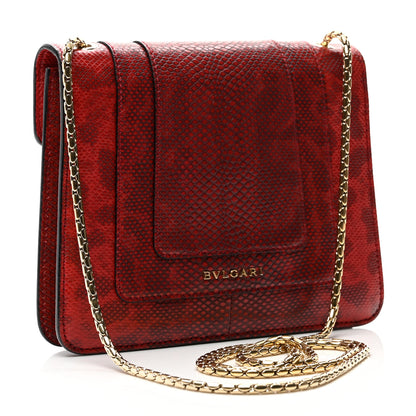Bulgari Karung Serpenti Forever Crossbody Red 4 of 11