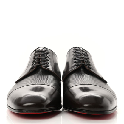 Christian Louboutin Calfskin Shadow Wash Mens Top Daviol Flat 41 Havane 2 of 8