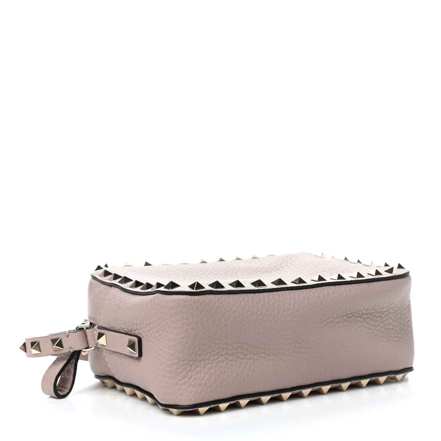Valentino Garavani Grained Calfskin Rockstud Camera Crossbody Bag Poudre 3 of 4