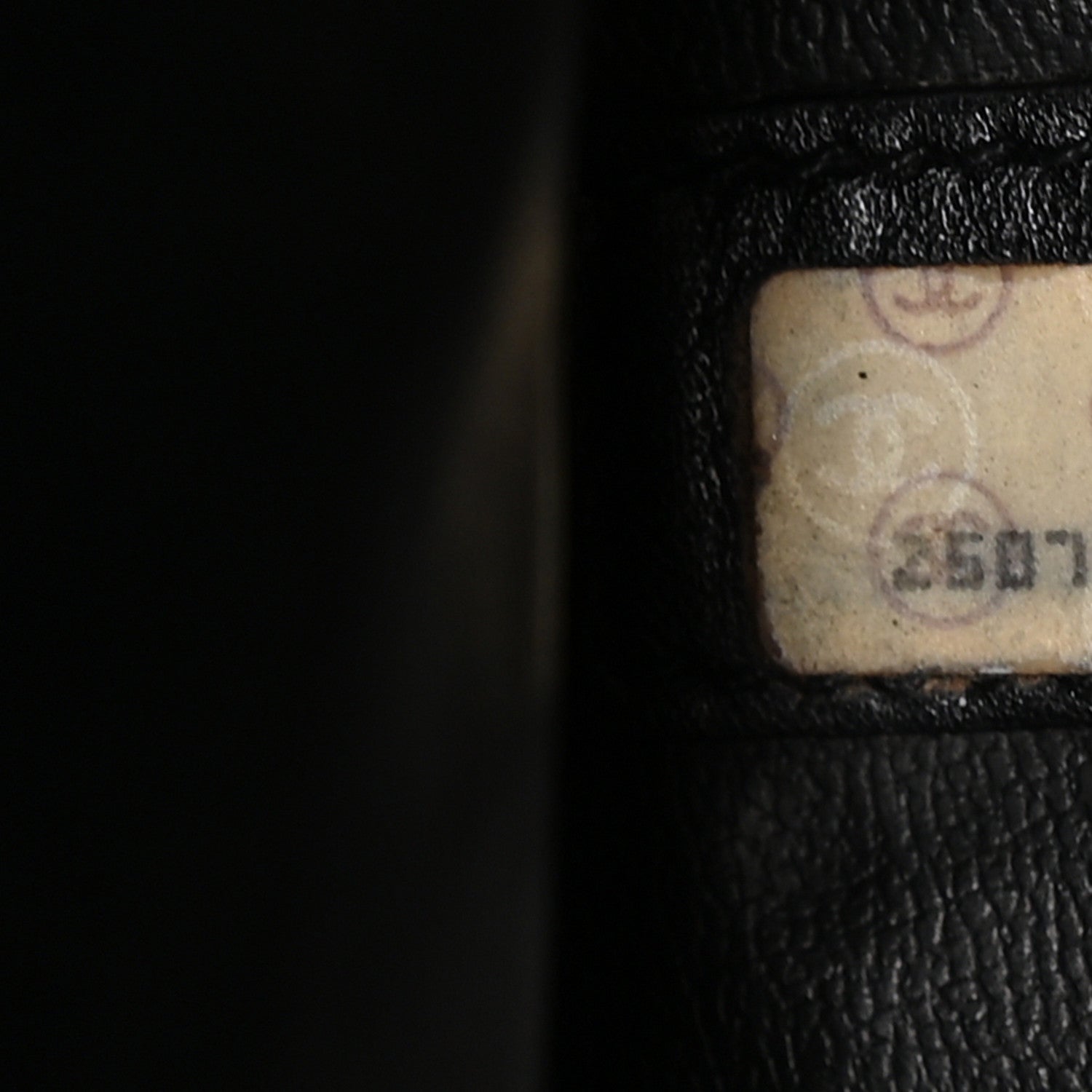 Chanel Calfskin Stitched XL Weekender Black 7 of 10
