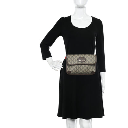 Gucci GG Supreme Monogram Neo Vintage Web Belt Bag Brown 2 of 10