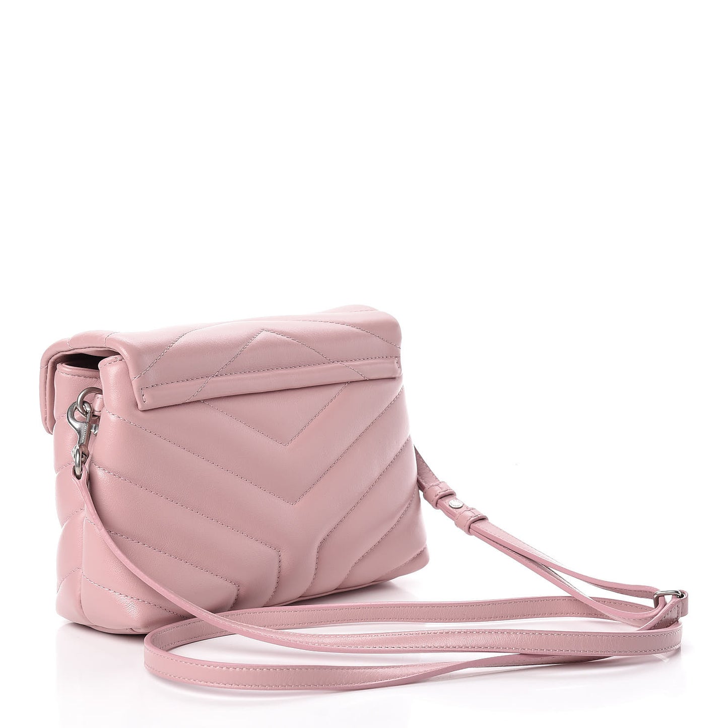 Calfskin Y Quilted Monogram Toy Loulou Crossbody Bag Tender Pink
