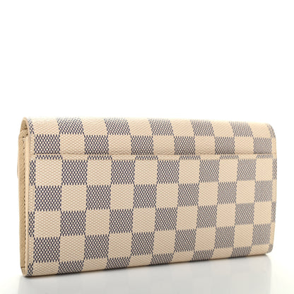Louis Vuitton Damier Azur Sarah Wallet NM 3 of 7