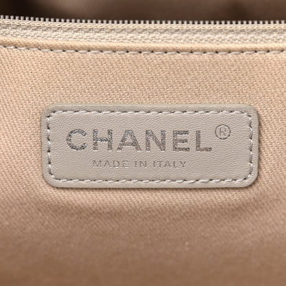 Chanel Glazed Calfskin Small Deauville Tote Black 6 of 11