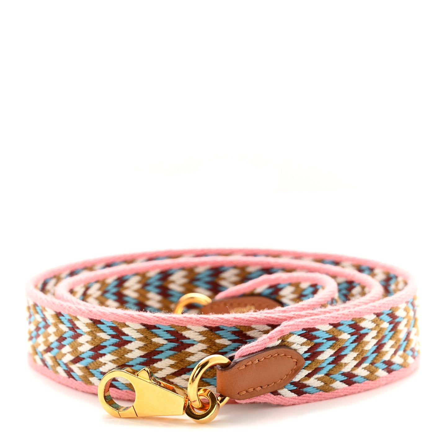 Toile Swift 25mm Sangle Cavale Shoulder Strap Rose d'Ete White Gold