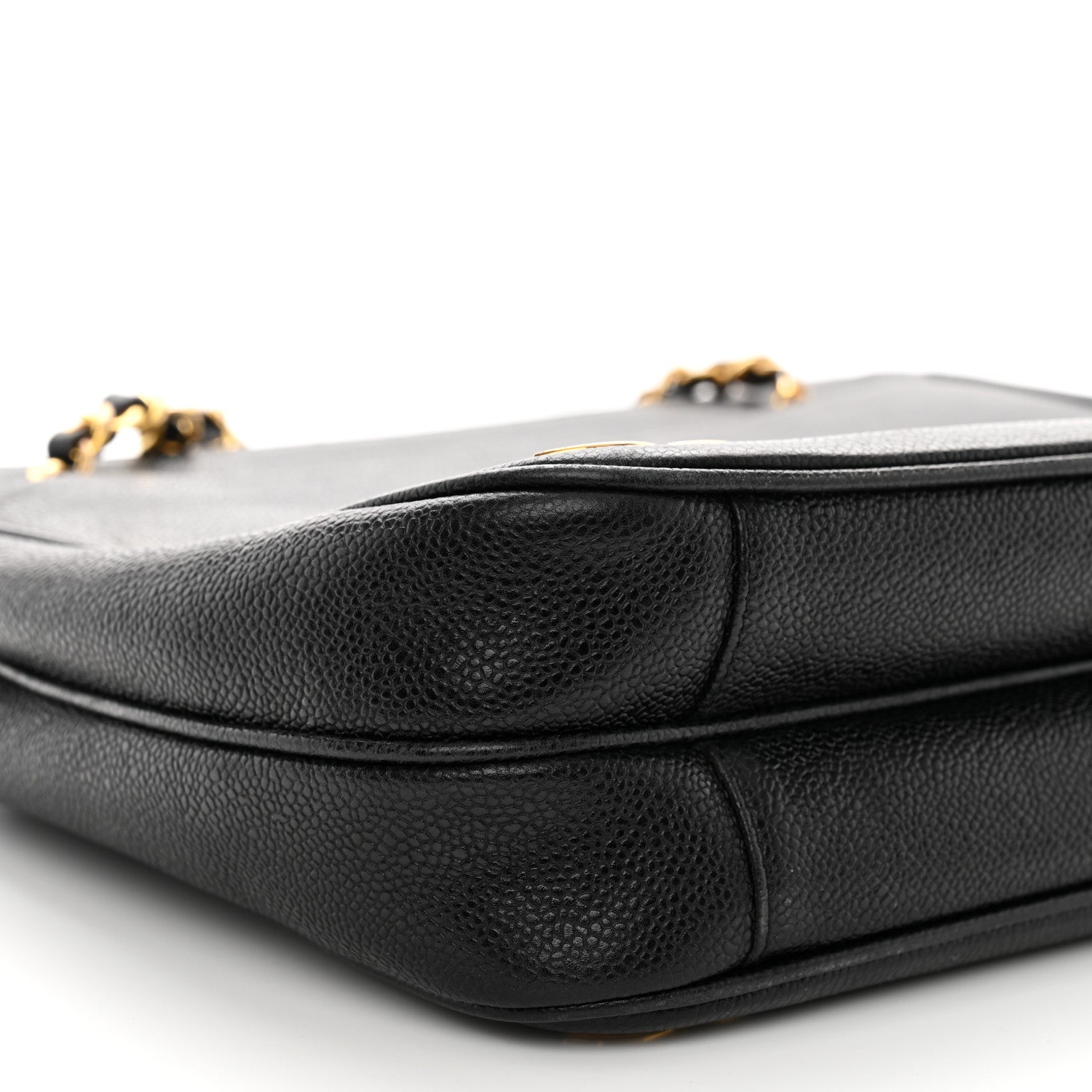 Chanel Caviar CC Shoulder Bag Black 9 of 12