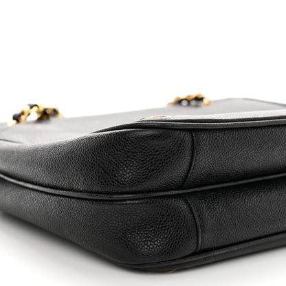 Chanel Caviar CC Shoulder Bag Black 9 of 12