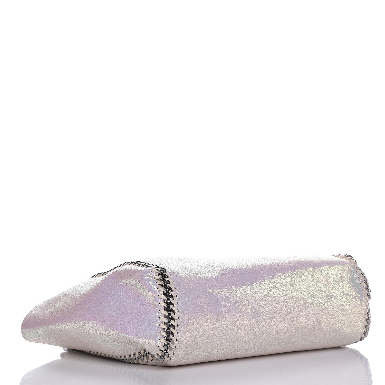 Stella McCartney Iridescent Shaggy Deer Falabella Reversible Tote White 5 of 9