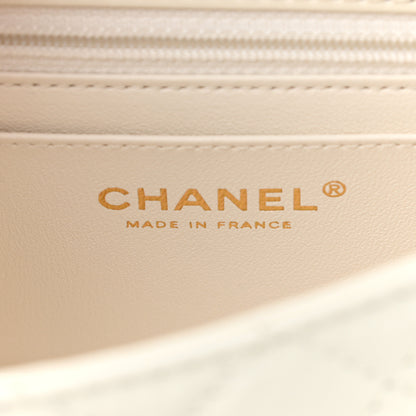 Chanel Aged Calfskin Quilted 2.55 Reissue Mini Flap White 6 of 10