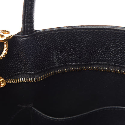 Chanel Caviar Quilted Medallion Tote Black 9 of 18