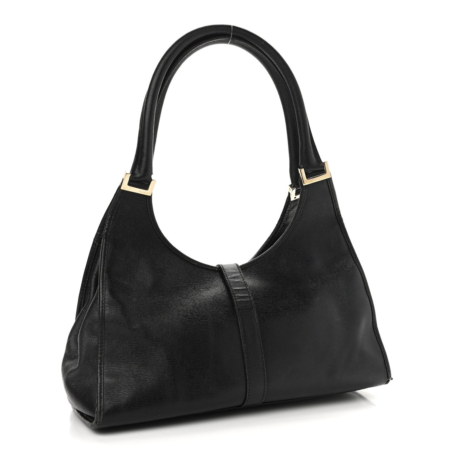 Gucci Calfskin Bardot Shoulder Bag Black 3 of 19