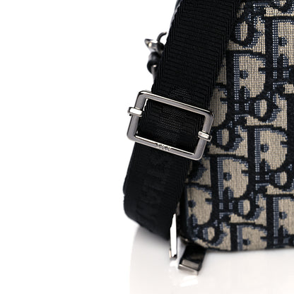 Christian Dior Oblique Pouch Navy Blue 9 of 15
