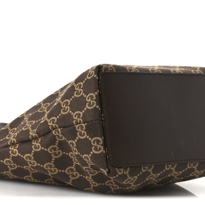 Gucci Monogram Small Bucket Tote Brown 9 of 14