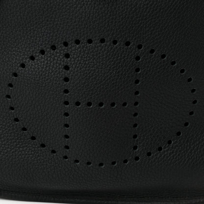 Hermes Taurillon Clemence Evelyne III PM Black 7 of 9