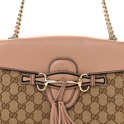 Gucci Monogram Medium Emily Chain Shoulder Bag Light Pink 8 of 13