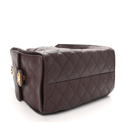 Chanel Caviar Quilted Small Chanel 25 Handbag Dark Brown 4 of 11