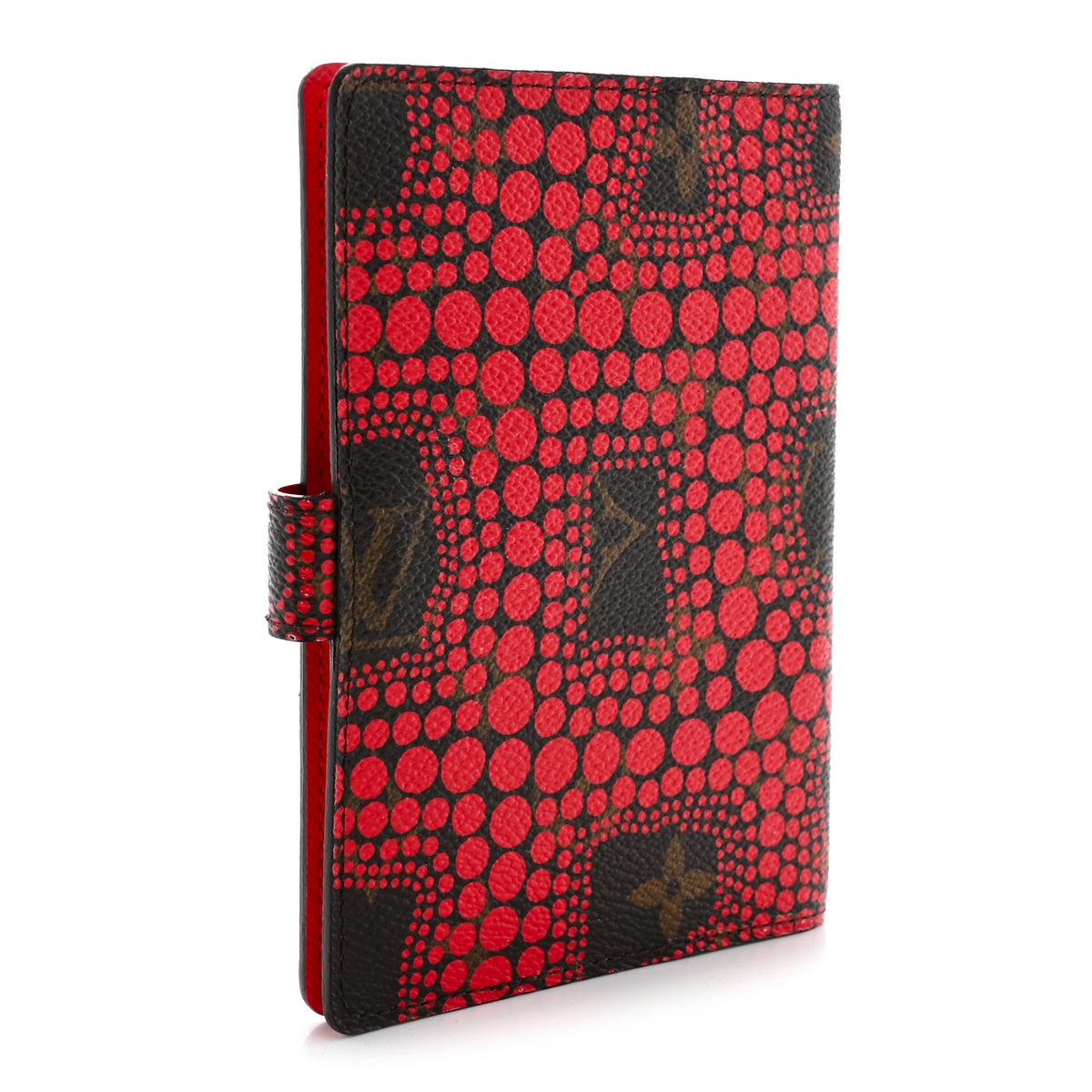 Monogram Kusama Town Small Ring Agenda Cover Red